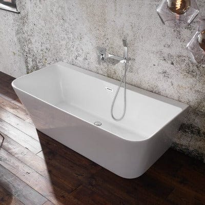 Mono Back to Wall Luxury Freestanding Bath - 1700mm x 800mm - Aqua