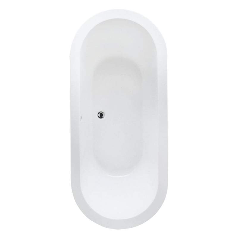 DKM Bath 1800mm x 800mm in Alpine White - RAK Ceramics