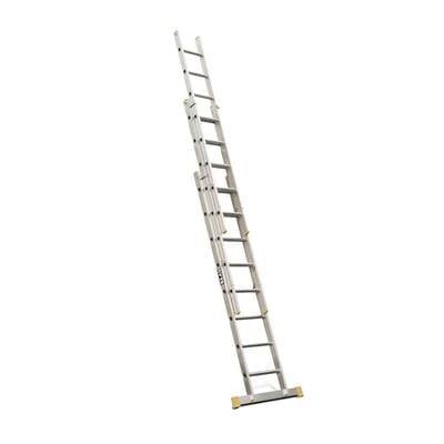 LytePro Triple Section Extension Tread Ladder - All Sizes - Lyte Ladders Tools & Workwear
