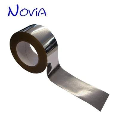 Metalised BOPP Tape 60mm x 50m - Novia Insulation