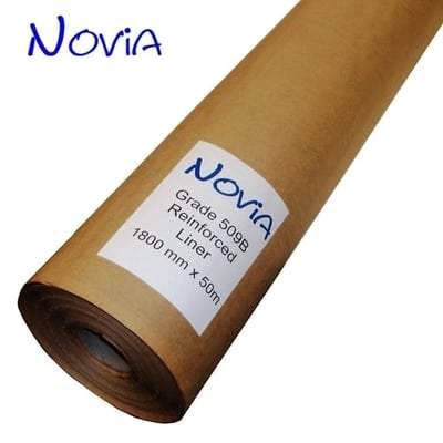 509B Reinforced Kraft Union Liner 1.8m x 50m (90m2 Roll) - Novia Membranes