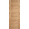 Oak Carini Un-Finished Flush Internal Door - All Sizes