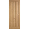 Oak Coventry 6 Vertical Panel Pre-Finished Internal Door - All Sizes