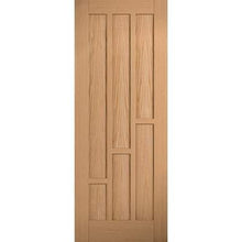 Load image into Gallery viewer, LPD Oak Coventry 6 Vertical Panel Un-Finished Internal Door - All Sizes - LPD Doors Doors
