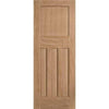 Oak DX 30's Style Un-Finished Internal Door - All Sizes