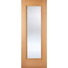 Load image into Gallery viewer, Oak Eindhoven Pre-Finished Glazed Internal Door - All Sizes - LPD Doors
