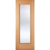 Oak Eindhoven Pre-Finished Glazed Internal Door - All Sizes