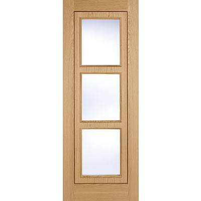 Oak Inlay 3 Light Panel Pre-Finished Internal Door - All Sizes - LPD Doors Doors