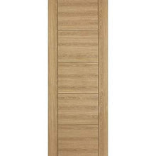 Load image into Gallery viewer, Vancouver Oak Laminated 5 Panel Interior Door - All Sizes - LPD Doors Doors
