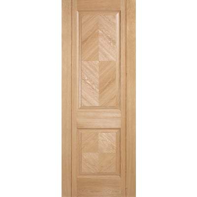 LPD Oak Madrid 2 Panel Pre-Finished Internal Door - All Sizes - LPD Doors Doors
