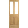 LPD Oak Malton 2 Unglazed Light Panels Un-Finished Internal Door