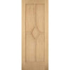Oak Reims 5 Panel (Diamond) Pre-Finished Internal Door - All Sizes