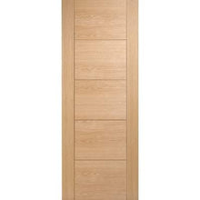 Load image into Gallery viewer, Oak Vancouver 5 Panel Pre-Finished Solid Internal Fire Door FD30- All Sizes - LPD Doors Doors
