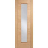 LPD Oak Vancouver Long Light Pre-Finished Internal Fire Door FD30