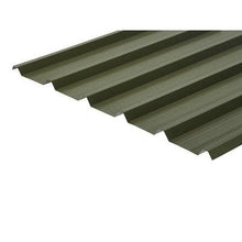 Load image into Gallery viewer, Cladco 32/1000 Box Profile PVC Plastisol Coated 0.7mm Metal Roof Sheet (Olive Green) - All Sizes - Cladco
