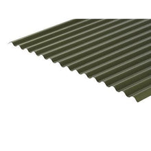 Load image into Gallery viewer, Cladco Corrugated 13/3 Profile PVC Plastisol Coated 0.7mm Metal Roof Sheet (Olive Green) - All Sizes
