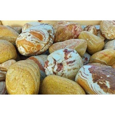 150mm - 250mm - Rainbow Boulders - 850kg Bag - Build4less