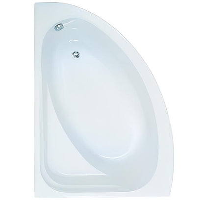 Orlah Offset Corner Bath - 1500 x 1040mm - Aqua