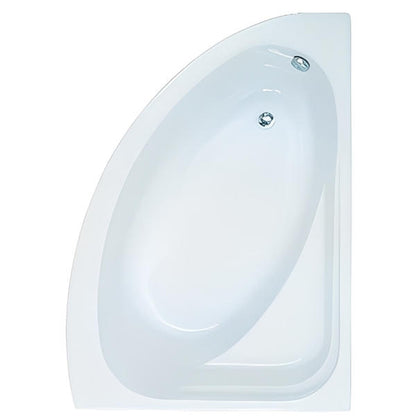 Orlah Offset Corner Bath - 1500 x 1040mm - Aqua