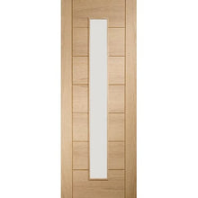 Load image into Gallery viewer, Palermo Original 1 Light Unfinished Oak Internal Door with Clear Glass - XL Joinery
