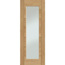 Load image into Gallery viewer, Palermo Essential 1 Light Pre-Finished Internal Oak Door with Clear Glass - XL Joinery
