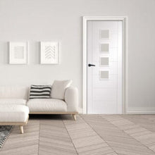 Load image into Gallery viewer, Palermo Internal White Primed Door with Obscure Glass - XL Joinery
