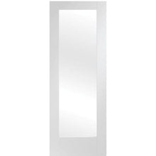Load image into Gallery viewer, Pattern 10 Internal White Primed Fire Door with Clear Glass - XL Joinery
