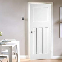 Load image into Gallery viewer, DX 30&#39;s Style White Primed 4 Panel Interior Fire Door FD30 - All Sizes - LPD Doors Doors
