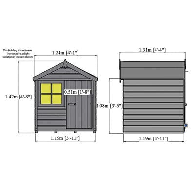 Playhut Playhouse - 4 x 4 - Shire
