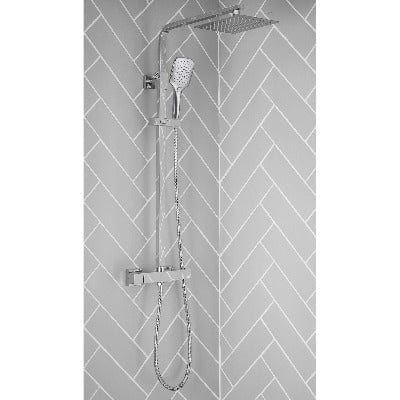 Plaza Thermostatic Shower Column - All Finishes - Aqua