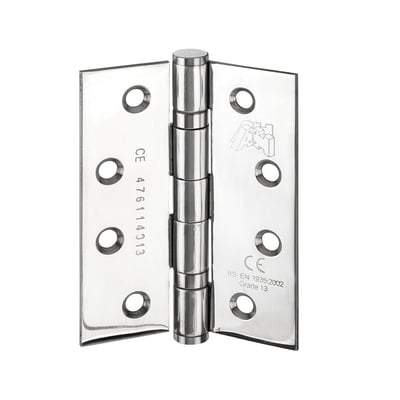 Polished Stainless Steel Butt Hinge - 4