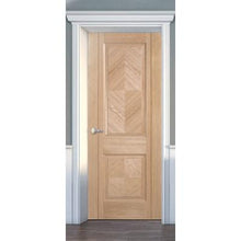 Load image into Gallery viewer, Oak Madrid 2 Panel Pre-Finished Internal Door - All Sizes - LPD Doors Doors
