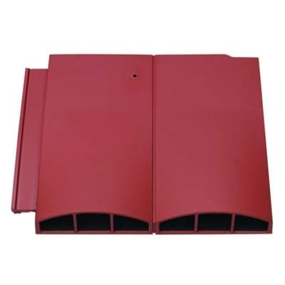Profile-Line Twin Plain Tile Vent - Antique Red