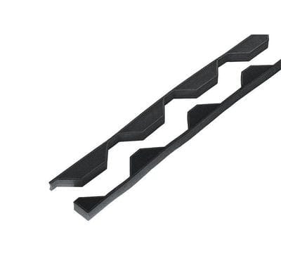 Cladco Profiled Foam Fillers to fit 34/1000 Supaseal (25mm) Black with 6mm Base (Pack of 2) - Cladco