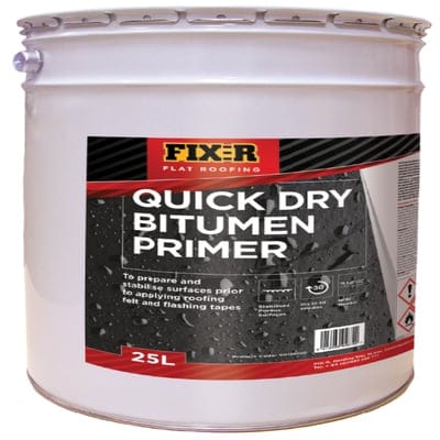 FIX-R Bituminous Primer Quick Drying - All Sizes - Fix-R