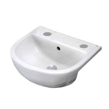 Load image into Gallery viewer, Compact 55cm Semi Recessed Basin in Alpine White - All Styles - RAK Ceramics
