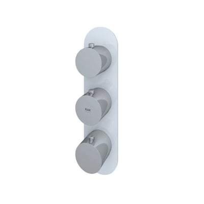 Feeling Round Dual Outlet Thermostatic Concealed Shower Valve - All Colours - RAK Ceramics