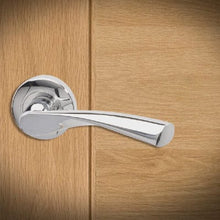 Load image into Gallery viewer, Rhine Bathroom Door Handle Pack With Lock - XL Joinery
