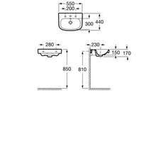 Load image into Gallery viewer, Debba 550mm Basin - White 2Th - Roca
