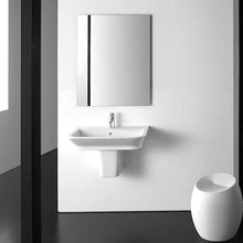 Load image into Gallery viewer, The Gap Basin with Semi Pedestal - 1Tap Hole - All Sizes - Roca

