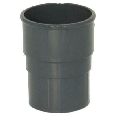 Round Downpipe Socket x 68mm - Floplast Guttering