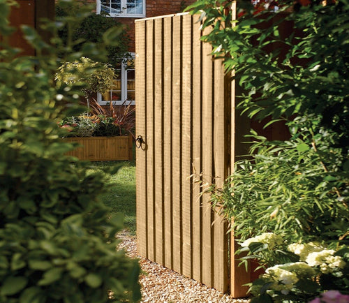 Copy of Vertical Board Gate 6 x 3 Dip Treated - Rowlinson Fence Panels