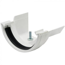 Load image into Gallery viewer, PVC Half Round to Cast Iron Ogee Right Hand Gutter Adaptor x 112mm - Floplast Guttering
