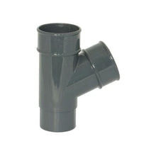 Load image into Gallery viewer, Round Downpipe Branch 112 Degree x 68mm - All Colours - Floplast Drainage
