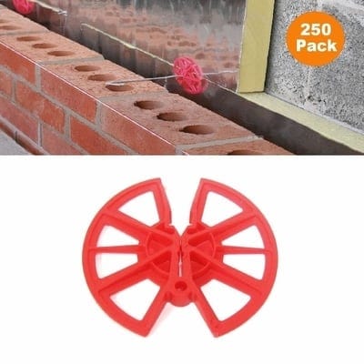 Sabrefix Insulation Clips 80mm Red (Pack of 250) - Sabrefix