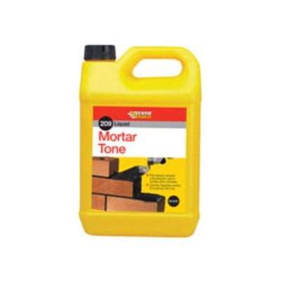 Everbuild 209 Liquid Mortar Tone x 1 Litre - Black - Everbuild