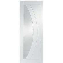 Load image into Gallery viewer, Salerno Internal White Primed Fire Door with Clear Glass - XL Joinery
