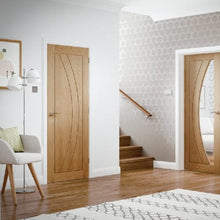 Load image into Gallery viewer, Salerno Pre-Finished Internal Oak Fire Door - XL Joinery
