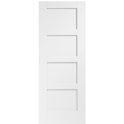 Shaker 4 Panel Internal White Primed Door - XL Joinery