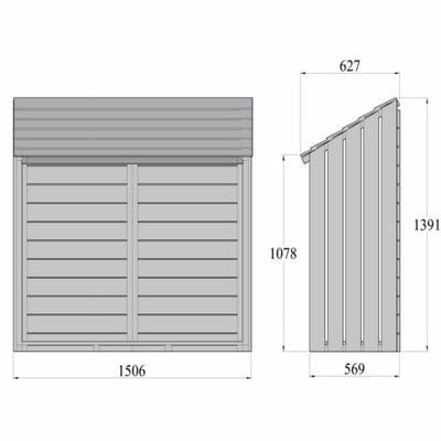 Small Log Store - Shire